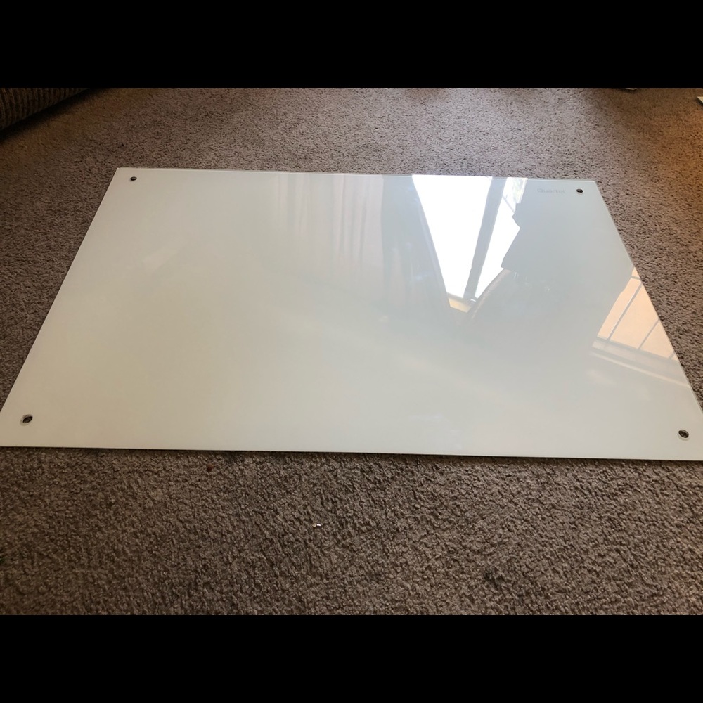 Glass white board